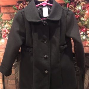 Little Girl Wool Dress Coat
